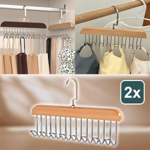 Protišmykový vešiak s 8 háčikmi (2 ks) | OCTAHANGER