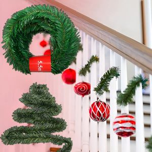 Vianočný umelý borovicový veniec (5,5 m) | HOLIPINE