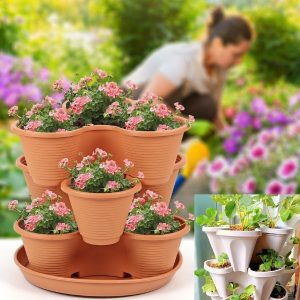 Výškovo nastaviteľné kvetináče (3x darab) | PLANTUP