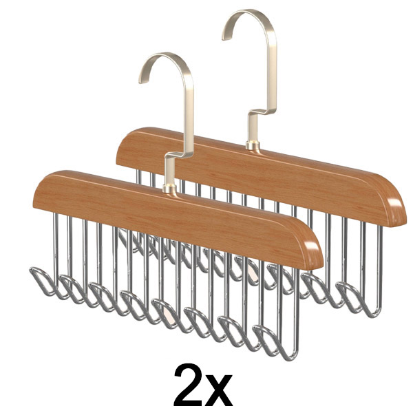 1x Protišmykový vešiak s 8 háčikmi (2 ks) | OCTAHANGER