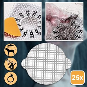 Jednorazové nálepky na odtokový filter (25 ks) | DRAINCAPS