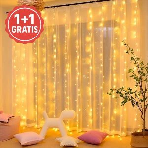 Vianočná LED svetelná záclona - | CURLIGHT 1+1 ZADARMO